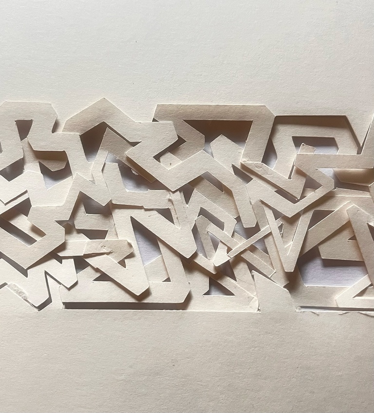 Paper knot test
